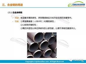 汽車材料及工藝技術(shù)體系金屬材料篇 之 合金鋼